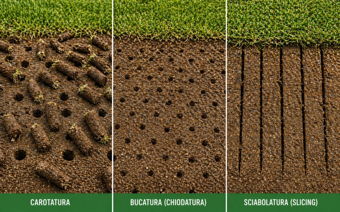 Compattazione del terreno e tecniche di decompattazione nei tappeti erbosi sportivi